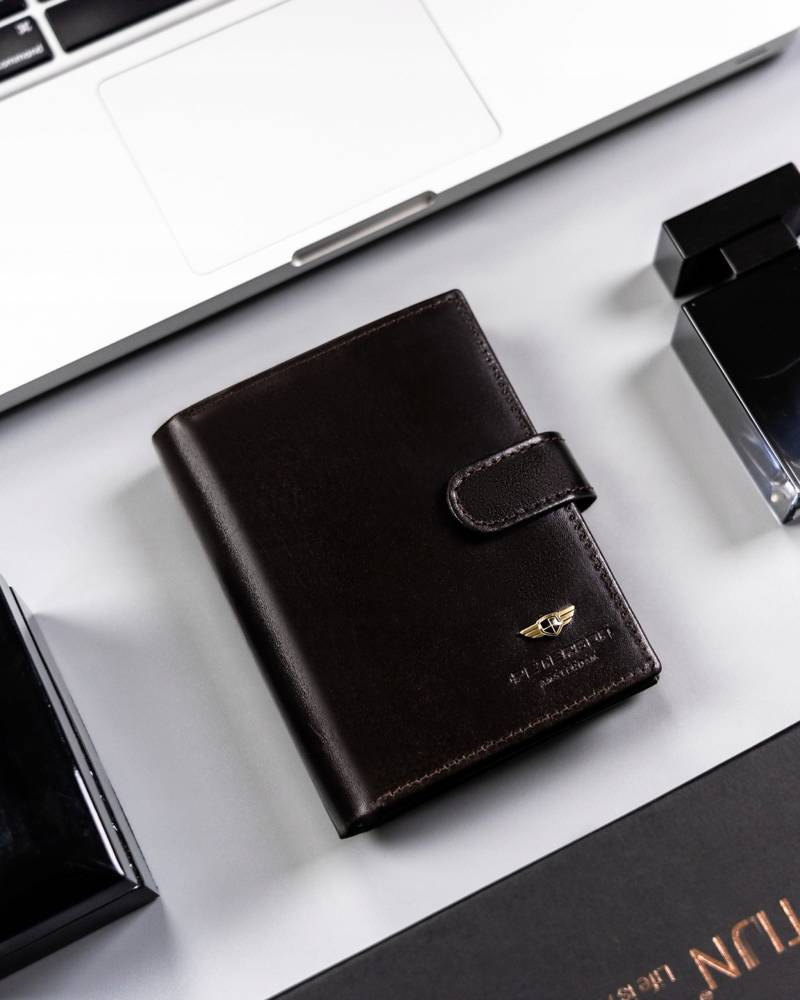 Elegante, große Herren-Geldbörse aus Leder – Peterson – Bild 9