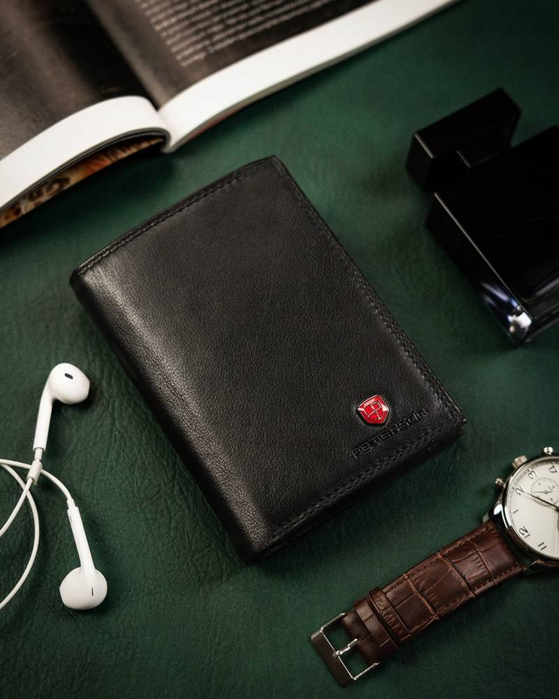 Elegante Herren Geldbörse aus Leder – Peterson – Bild 8