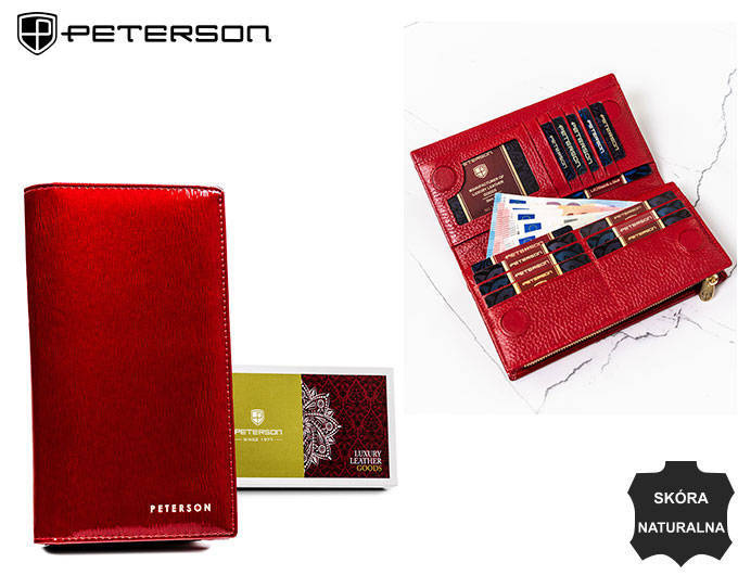 Elegante Damen Geldbörse mit Magnetverschluss – Peterson