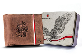 Herren Geldbörse mit patriotischem Design aus Leder – Peterson – Bild 11