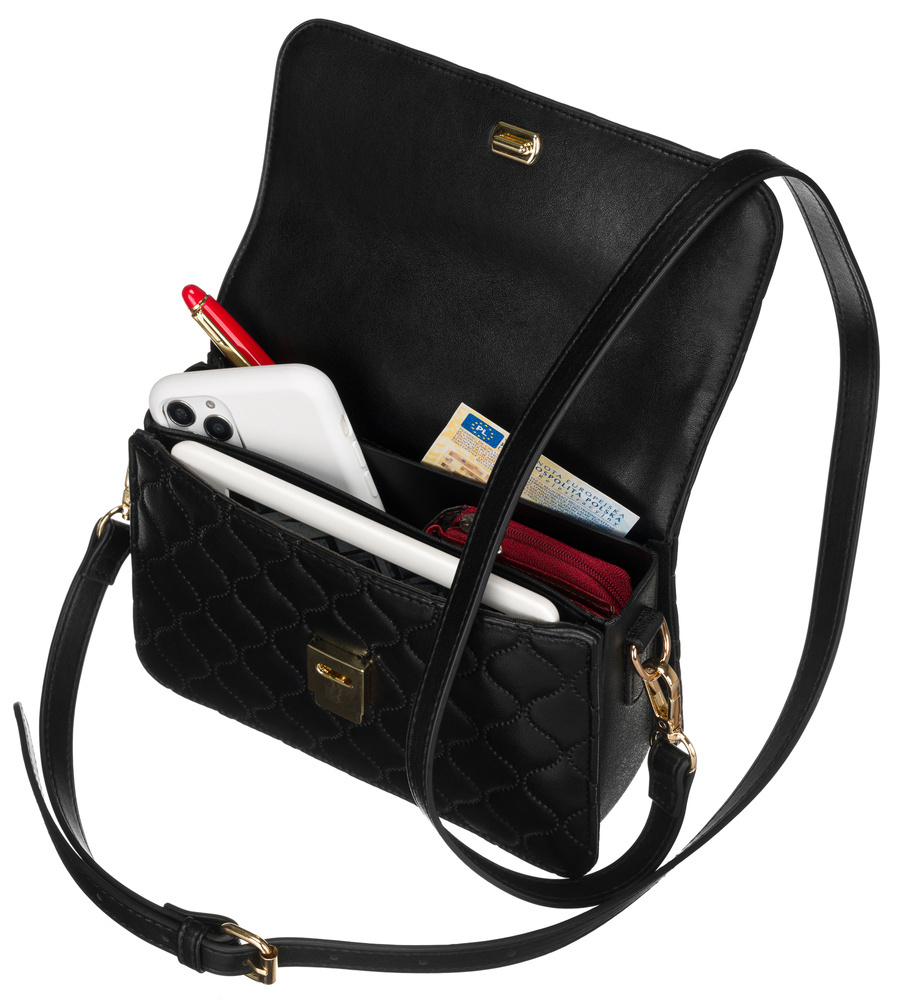 Elegante gesteppte Damen Umhängetasche – David Jones