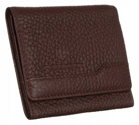 Leder Damenportemonnaie mit Druckknopf – Peterson