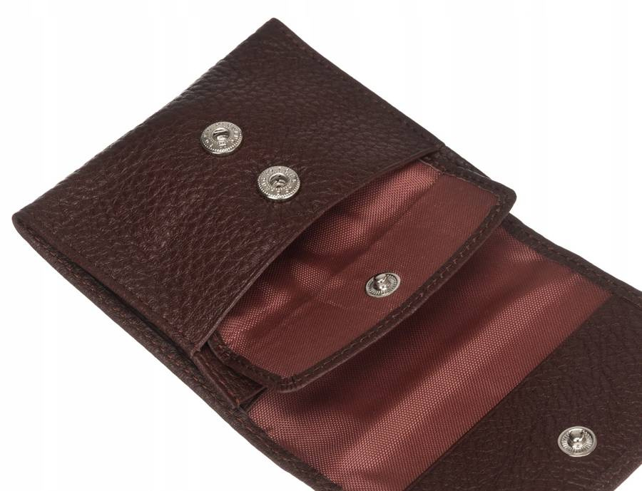 Leder Damenportemonnaie mit Druckknopf – Peterson – Bild 4