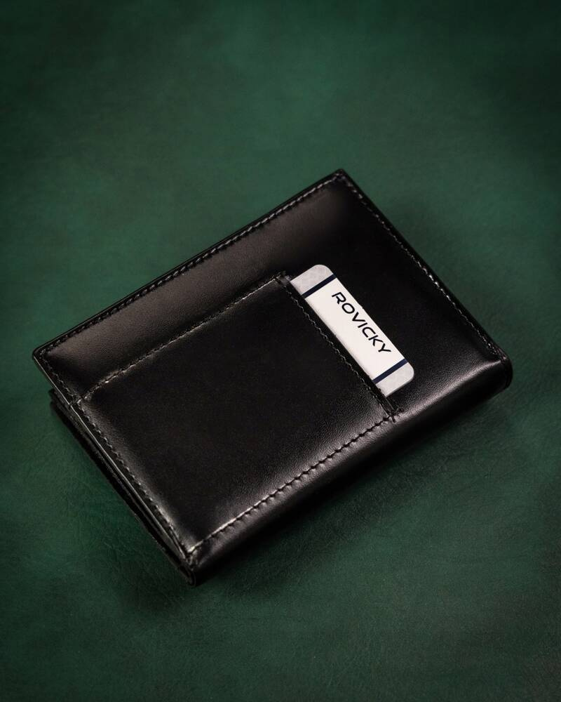 Geschenkset: elegante Herren Geldbörse aus Leder und Schlüsselanhänger – Rovicky – Bild 6