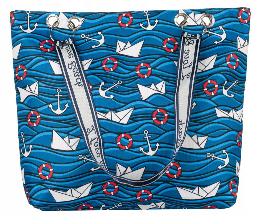 Sommerliche Strand Shopper aus Polyester – – Bild 8