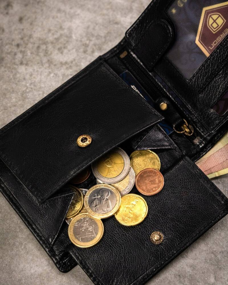 Geschenkset: Herren Geldbörse aus Leder und Schlüsselanhänger – Peterson – Bild 2