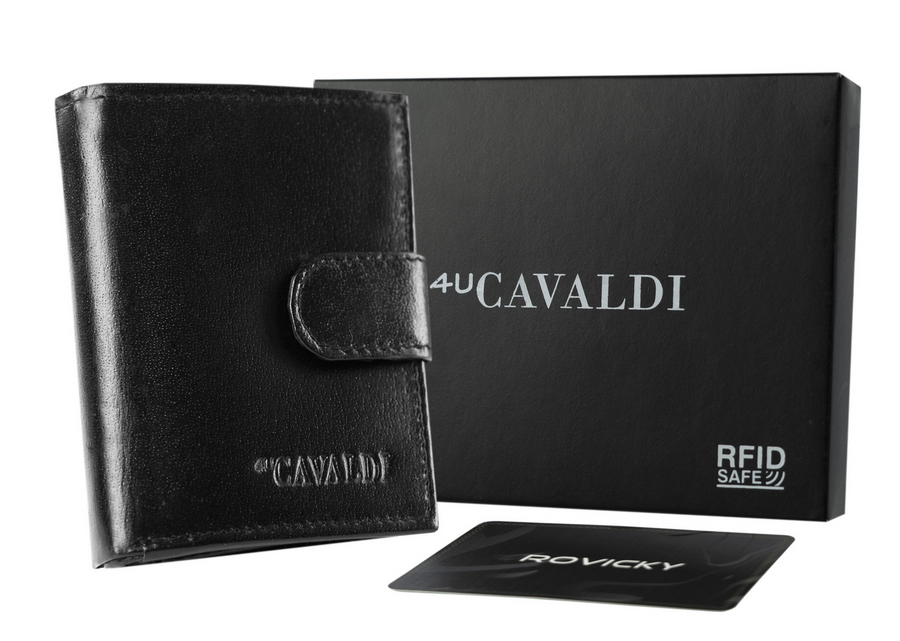 Herren Geldbörse aus Leder mittelgroß mit RFID – 4U Cavaldi