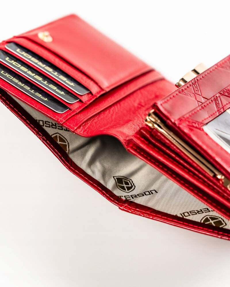 Damen Geldbörse aus Leder mit RFID-Schutz – Peterson – Bild 10