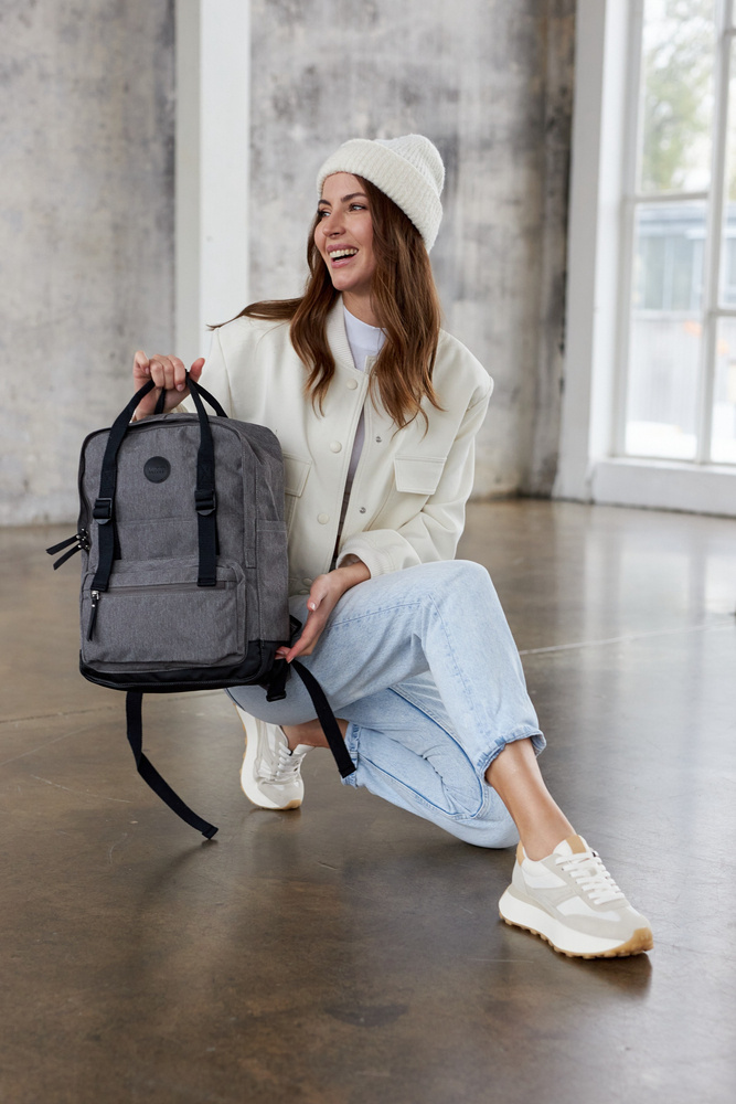 Großer City Rucksack mit Laptopfach – Himawari – Bild 2