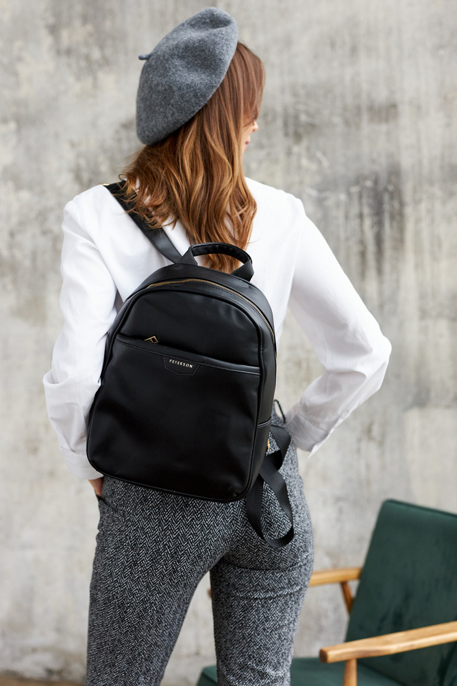 Eleganter Damen-Rucksack aus Öko-Leder – Peterson – Bild 3