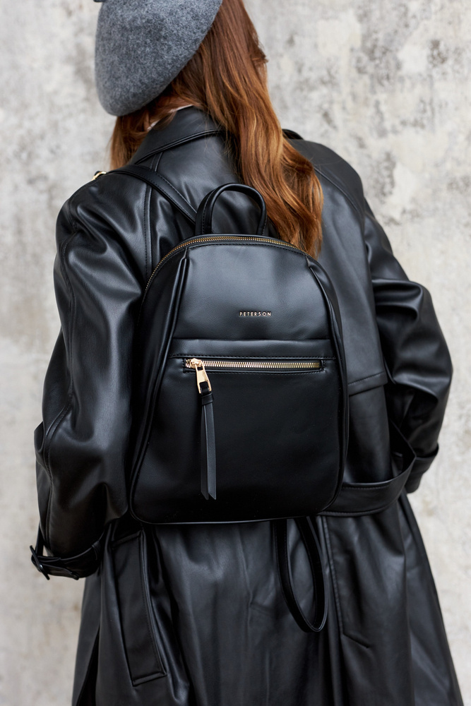 Eleganter Damen-Rucksack aus Öko-Leder – Peterson – Bild 5
