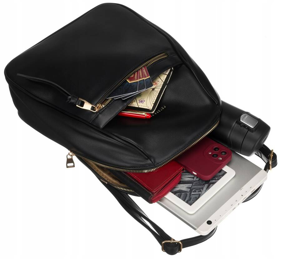 Eleganter Damen-Rucksack aus Öko-Leder – Peterson – Bild 13