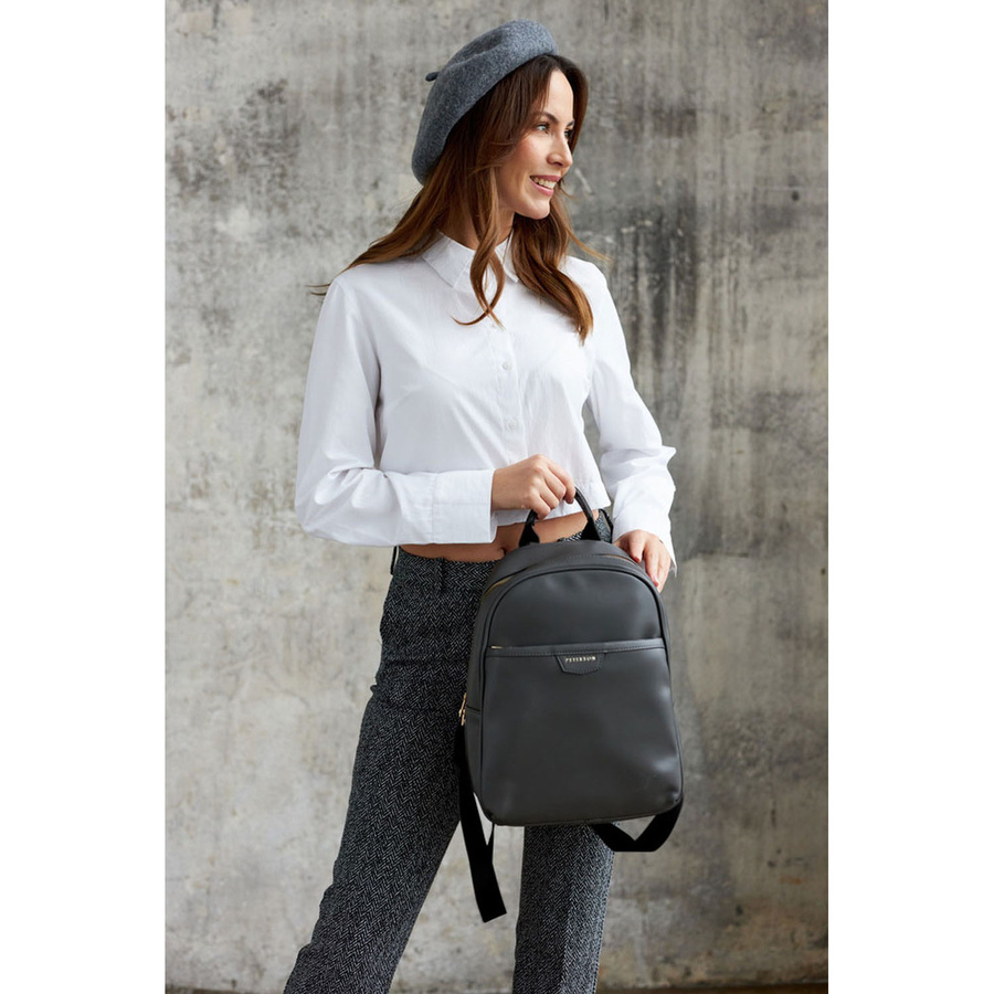 Geräumiger Damen Rucksack aus Öko-Leder – Peterson – Bild 4