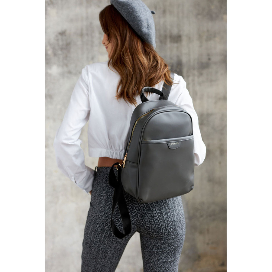 Geräumiger Damen Rucksack aus Öko-Leder – Peterson – Bild 2
