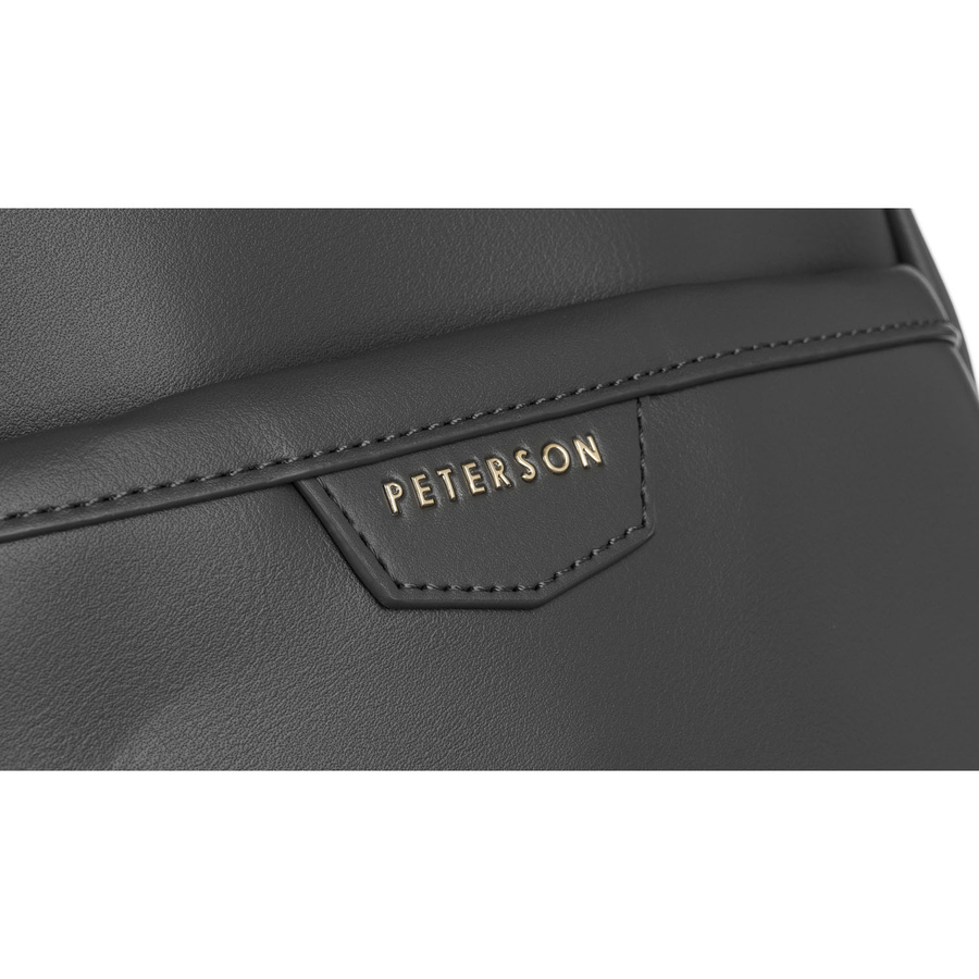 Geräumiger Damen Rucksack aus Öko-Leder – Peterson – Bild 8