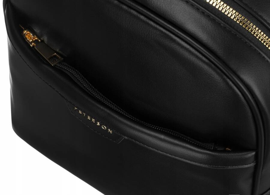 Geräumiger Damen-Rucksack aus Öko-Leder – Peterson – Bild 4