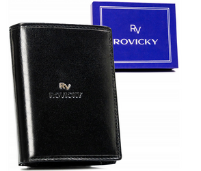 Elegante Herren Geldbörse aus Leder – Rovicky
