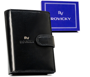 Elegante Herren Geldbörse aus Leder – Rovicky