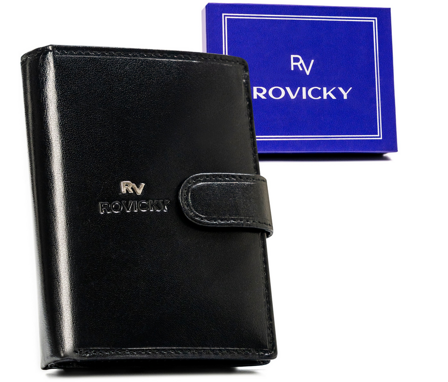 Elegante Herren Geldbörse aus Leder – Rovicky