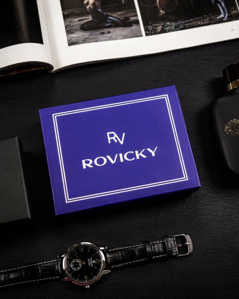 Elegante Herren Geldbörse aus Leder – Rovicky – Bild 10