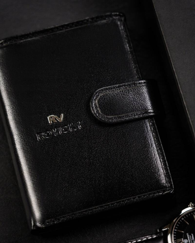 Elegante Herren Geldbörse aus Leder – Rovicky – Bild 3