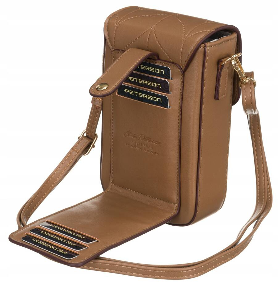 Mini Damen Umhängetasche-Portemonnaie aus Öko-Leder – Peterson – Bild 6