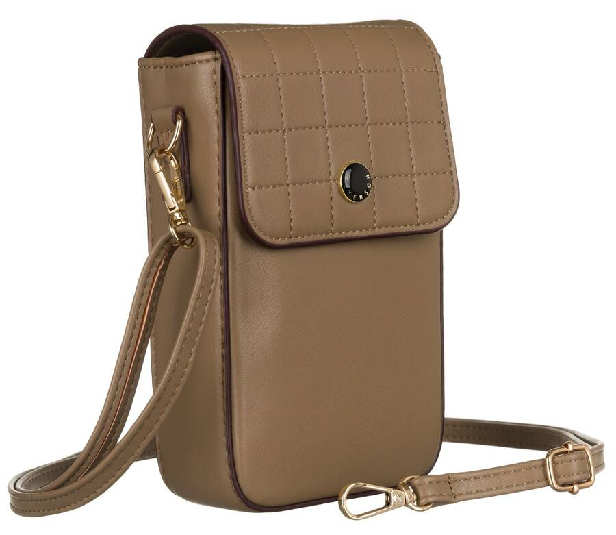 Mini Damen Umhängetasche-Portemonnaie aus Öko-Leder – Peterson