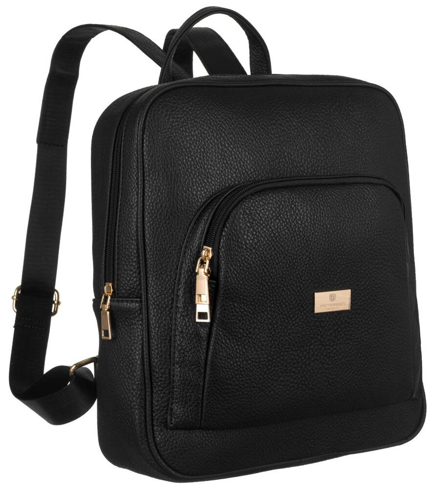 Geräumiger Damen Rucksack aus Öko-Leder – Peterson