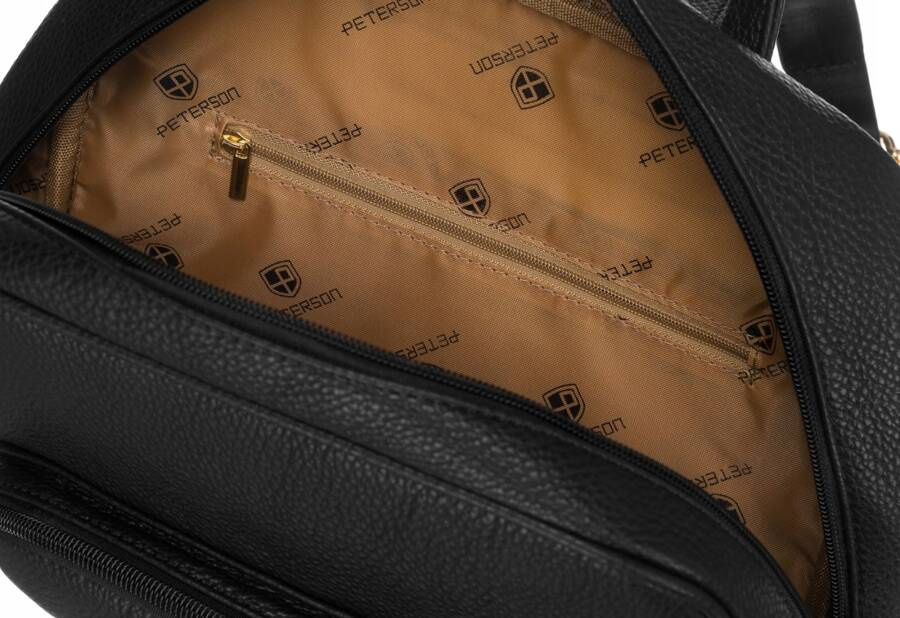Geräumiger Damen Rucksack aus Öko-Leder – Peterson – Bild 11