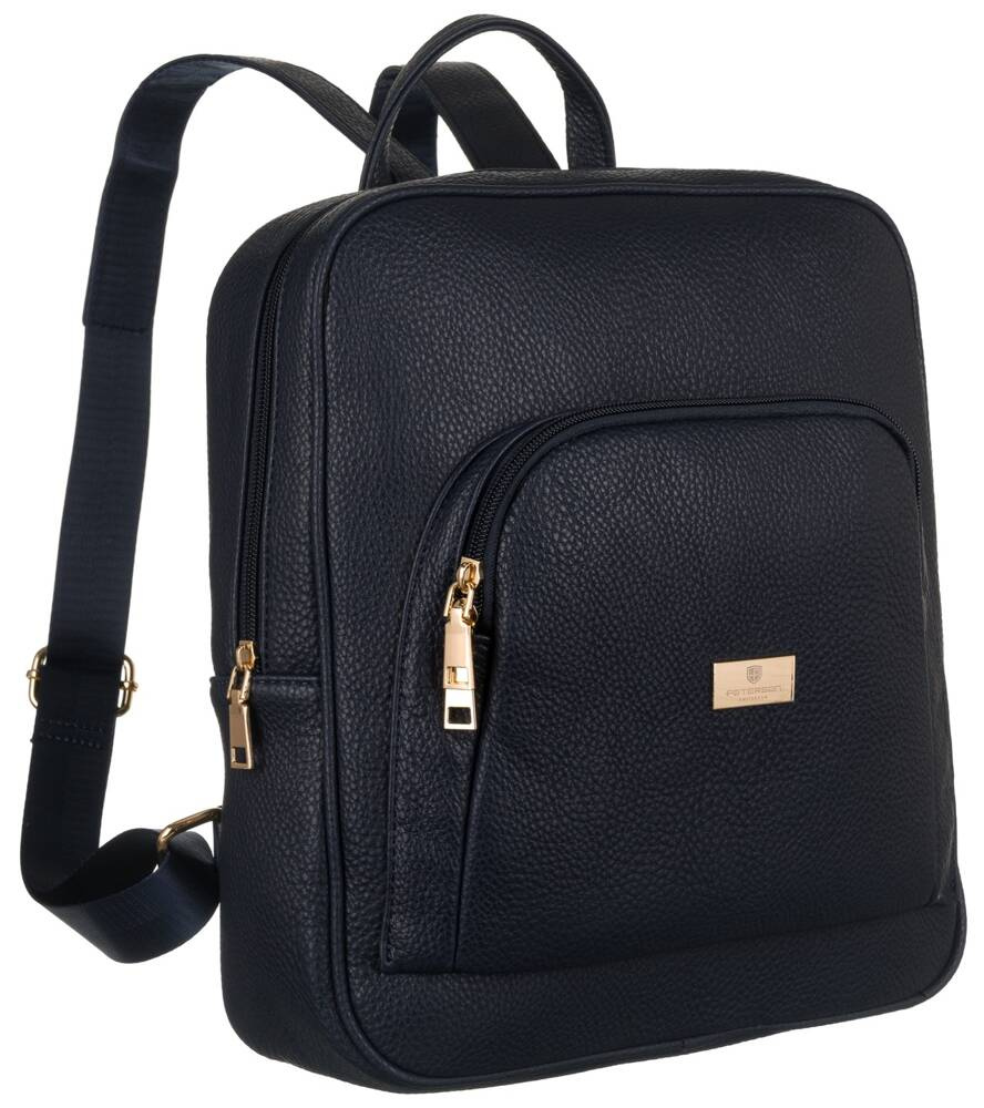 Geräumiger Damen Rucksack aus Öko-Leder – Peterson