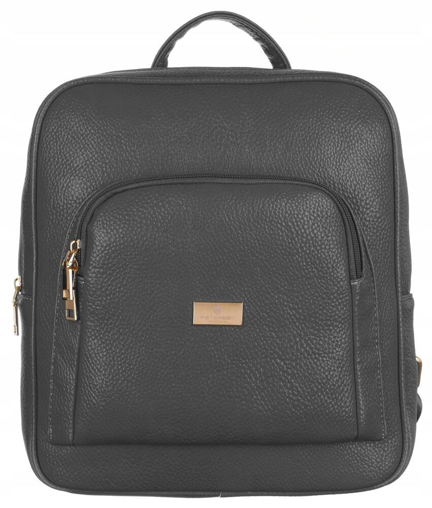 Geräumiger Damen Rucksack aus Öko-Leder – Peterson – Bild 3