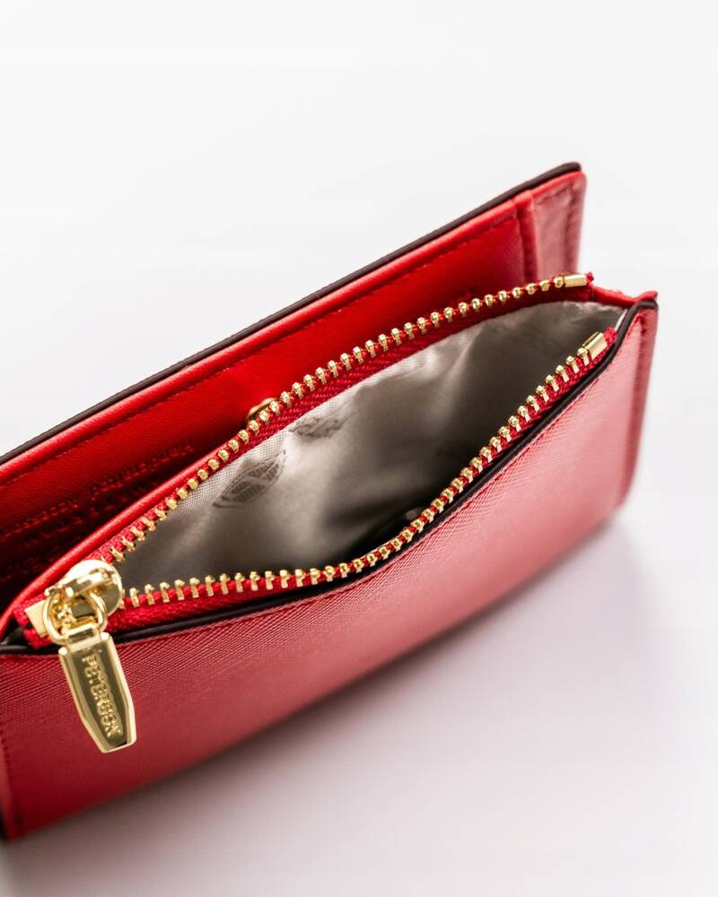 Kleine Damen Portemonnaie aus Öko-Leder – Peterson