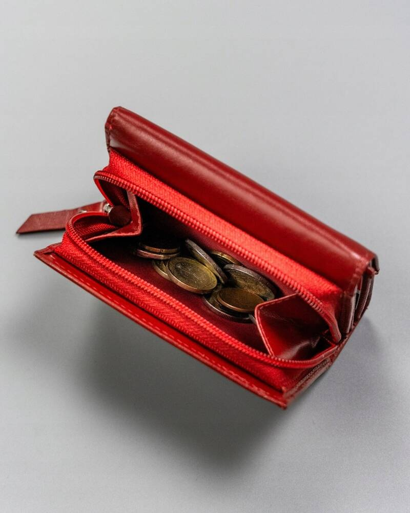 Geschenkset: Damen Geldbörse aus Leder und Schlüsselanhänger – Rovicky – Bild 8