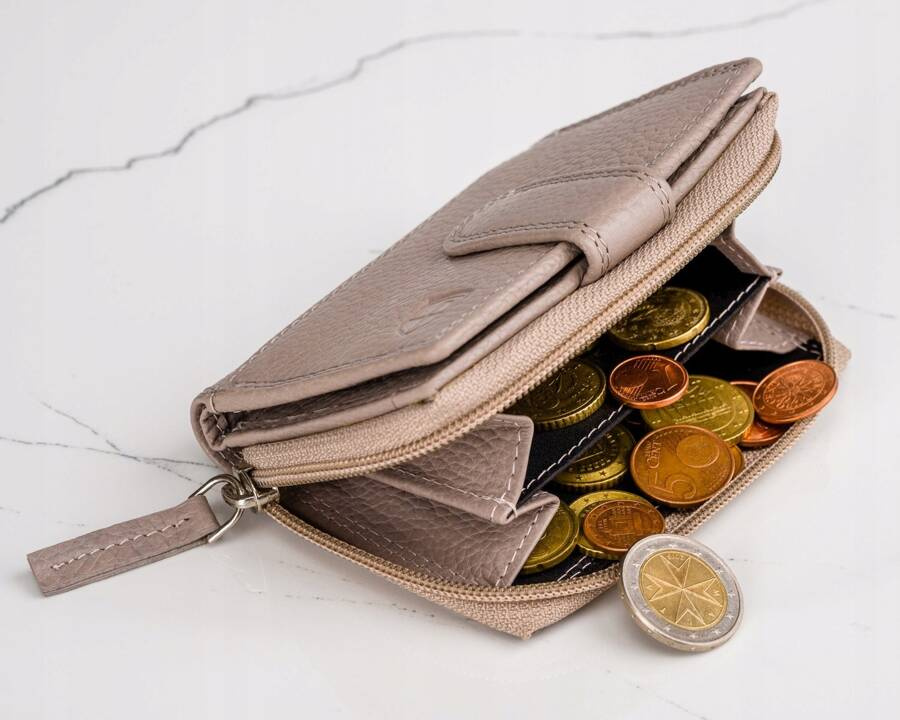 Damen Handtasche aus Leder im Set mit Geldbörse – Peterson – Bild 14