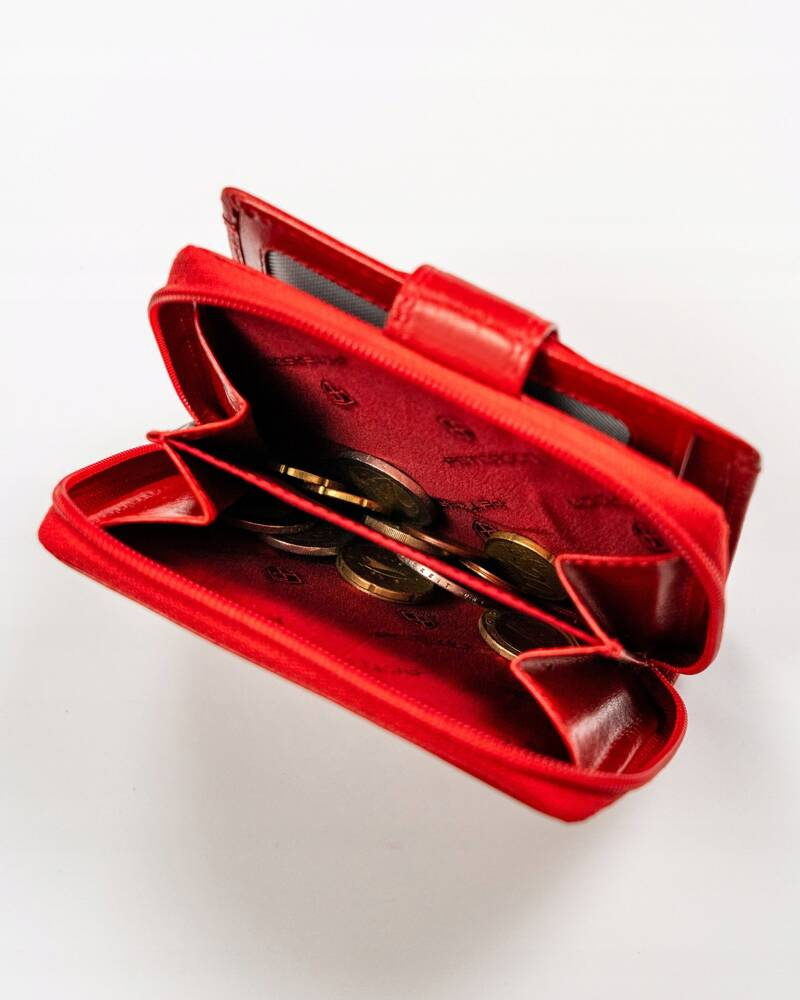 Elegante Damen Geldbörse aus Leder mit RFID-Schutz – Peterson – Bild 9