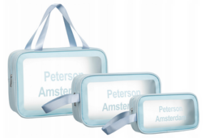 Set aus drei wasserdichten Kosmetiktaschen – Peterson