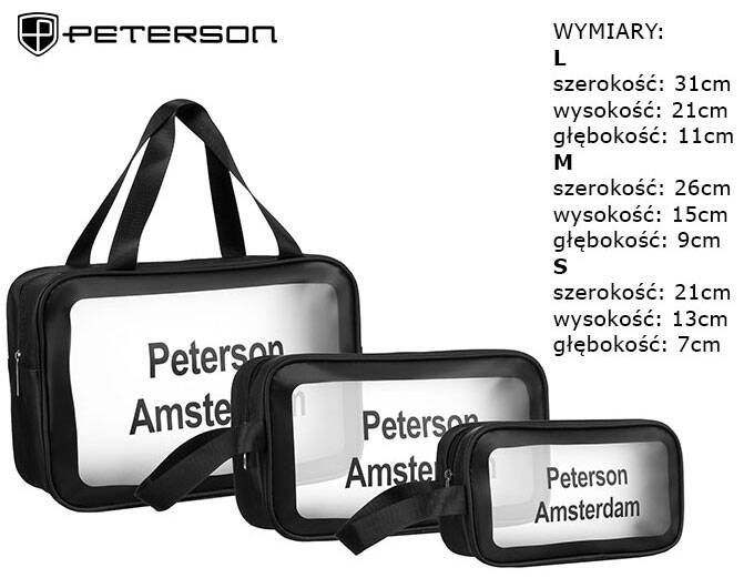 Set aus drei wasserdichten Kosmetiktaschen – Peterson – Bild 5