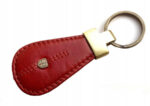 Roter Schlüsselanhänger aus Leder – Peterson