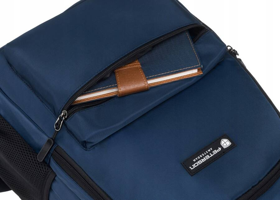 Großer Herren Rucksack aus Polyester mit Laptopfach – Peterson – Bild 8
