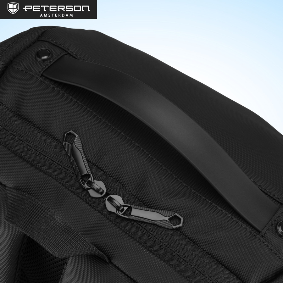 Geräumiger Laptop-Rucksack mit USB-Anschluss – Peterson – Bild 12