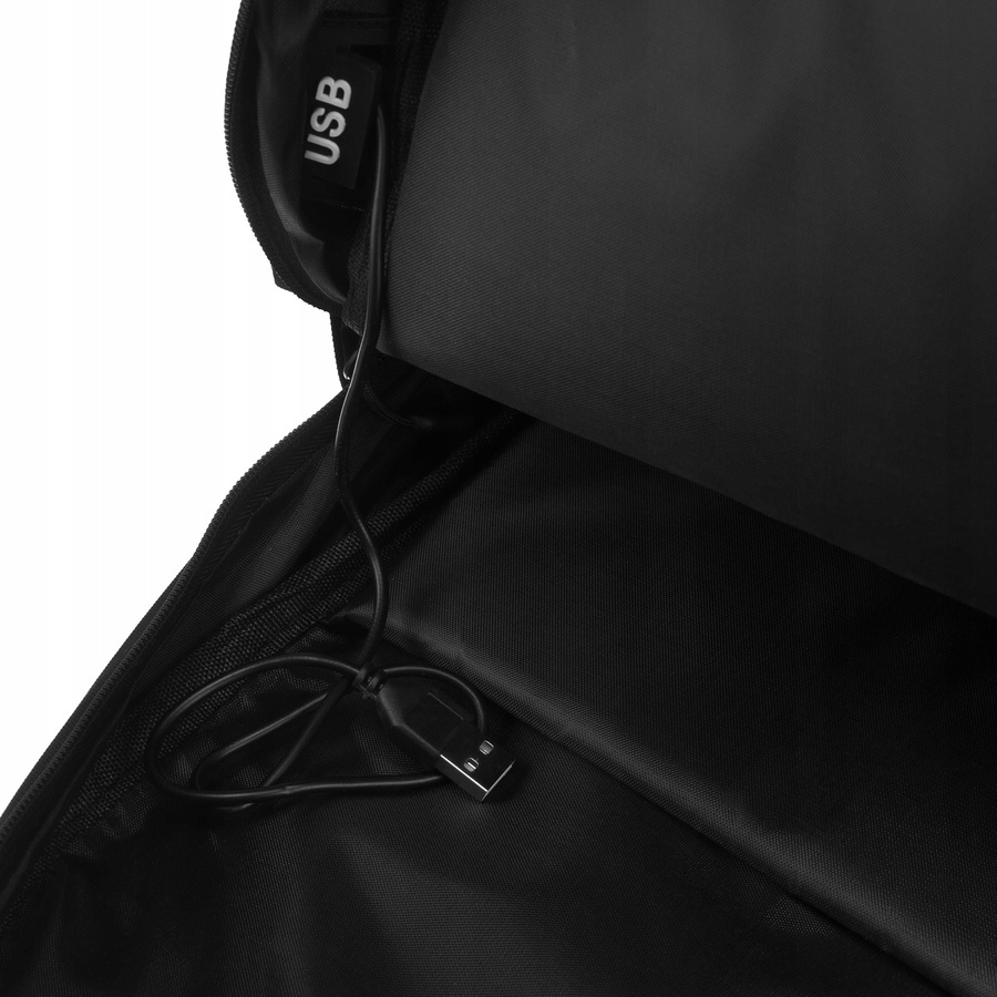 Großer Herren Rucksack mit USB-Anschluss und Laptopfach – Peterson – Bild 12