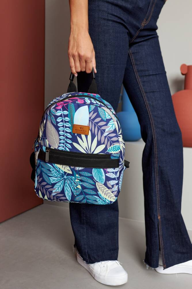 Gemusterter, städtischer Damen Rucksack – Rovicky – Bild 10
