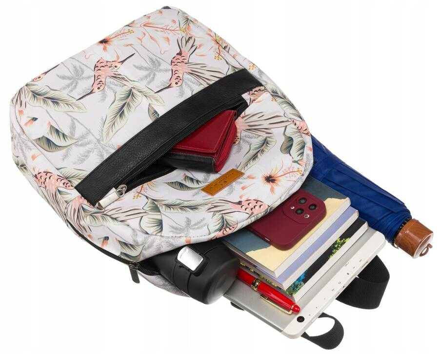 Gemusterter Damen Rucksack für die Stadt – Rovicky – Bild 10