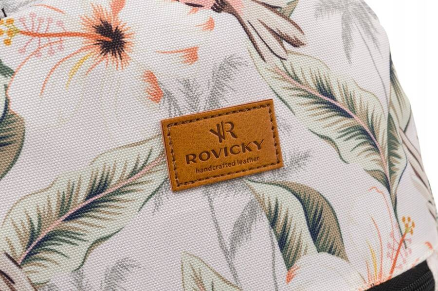 Gemusterter Damen Rucksack für die Stadt – Rovicky – Bild 6