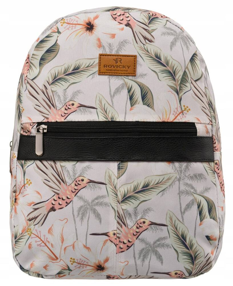 Gemusterter Damen Rucksack für die Stadt – Rovicky – Bild 3