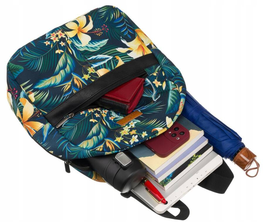 Gemusterter Damen Rucksack für die Stadt – Rovicky – Bild 10
