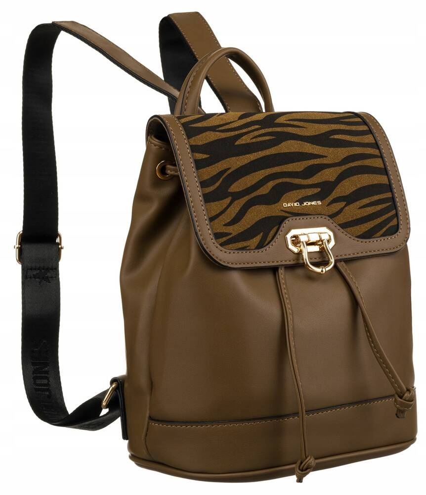 Städtischer Damen Rucksack mit Klappe aus Öko-Leder – David Jones
