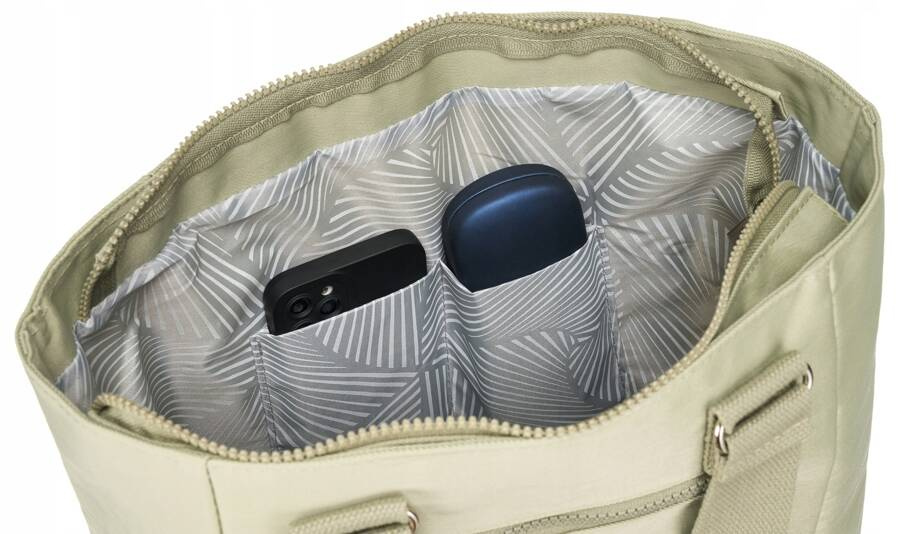 Geräumiger Damen Shopper aus Nylon – Peterson – Bild 6