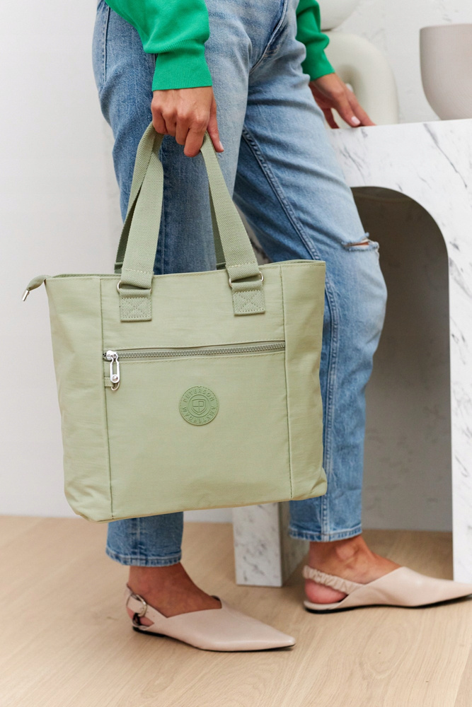 Geräumiger Damen Shopper aus Nylon – Peterson – Bild 9
