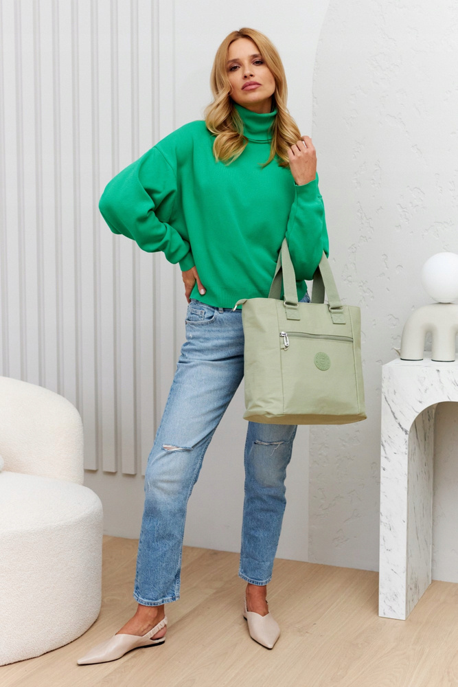 Geräumiger Damen Shopper aus Nylon – Peterson – Bild 10